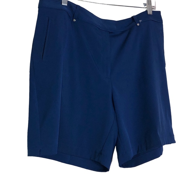 Lady Hagen Blue Golf Activewear Polyester/Spandex Blend Shorts Size 14 - Picture 1 of 11